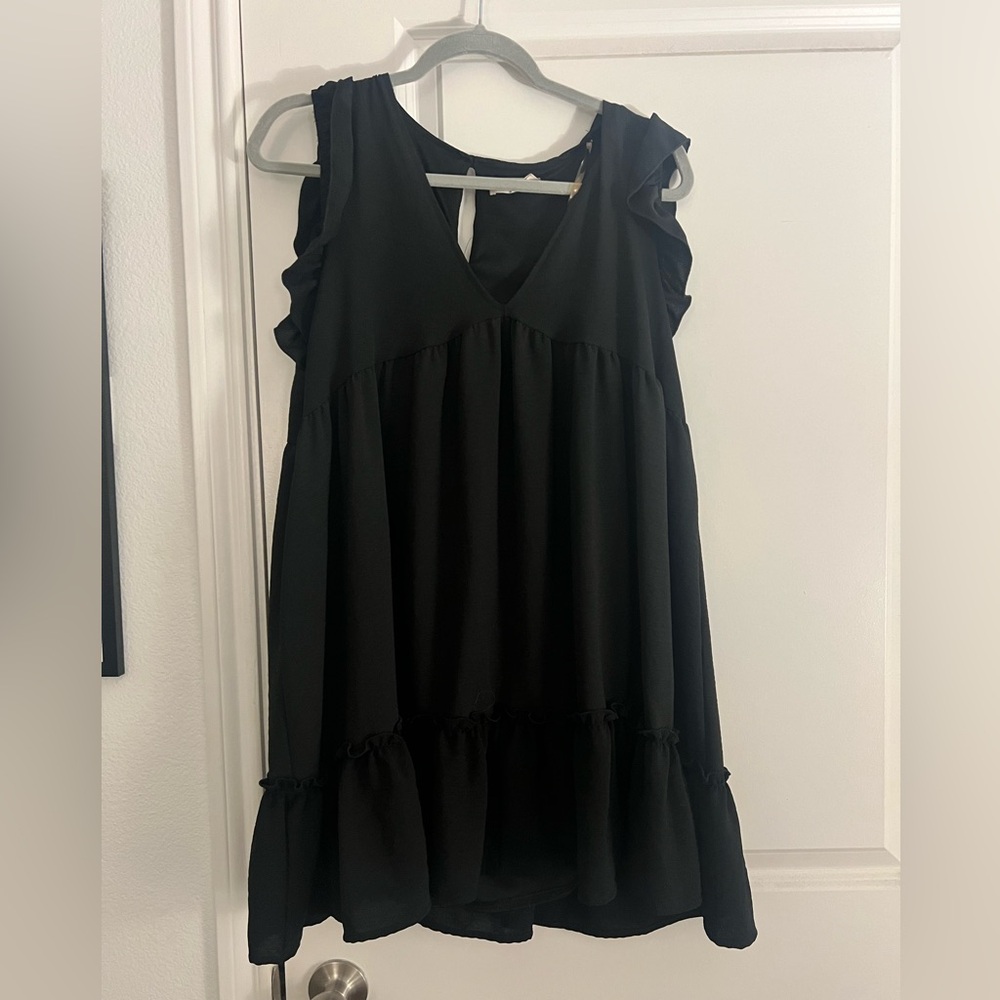Altar’d State Black Mini Dress Size Large